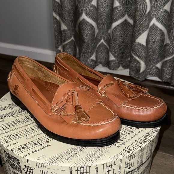 Duck Head Caramel Brown Tassel Loafers Men’s 8/ Women’s 10 main image 6